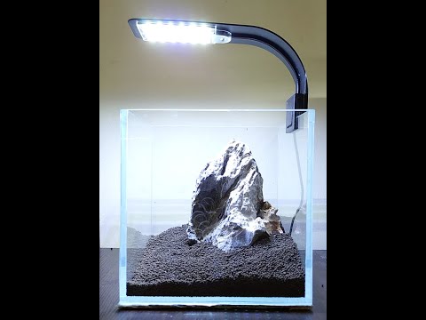 Planted Nano Aquarium-Quick & Easy Nano Iwagumi Aquascape, Hardscape Tutorial,(2.1Gal)(PART -1)