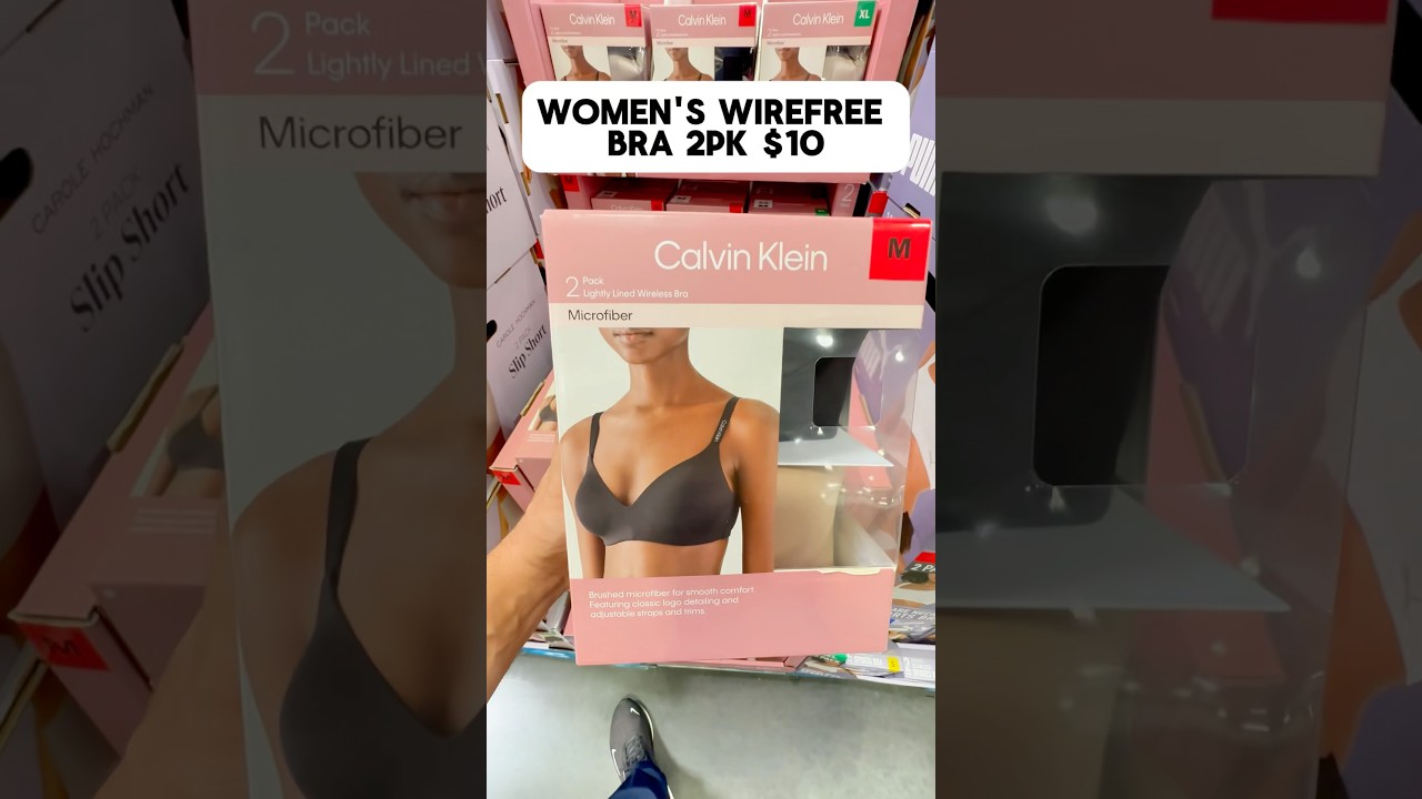 🔥INSANE Costco Clearance! Calvin Klein Bra 2PK Just $10! (OKC Deal) 