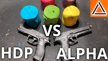 HDP 50 11 JOULES VS ALPHA LTL18 JOULES TEST PATE A MODELER, LES CRAINTES SE CONFIRMENT ?