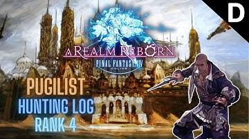 Final Fantasy XIV: A Realm Reborn - Pugilist Hunting Log Rank 4