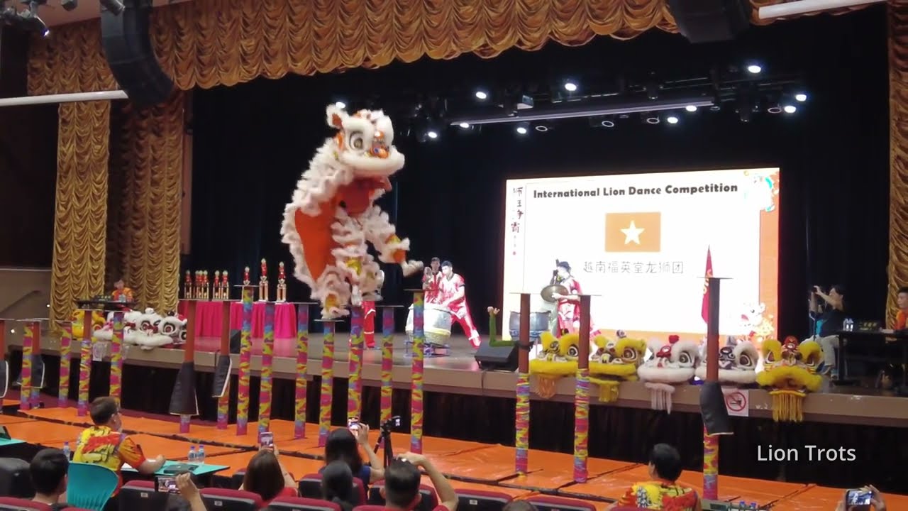 [4K]  Team Vietnam at SG Chinatown Lion Dance Competition on 27 Jan 2024