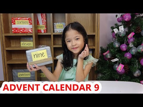 Video Bé Trâm Anh mở Hộp Quà Số 9 Đón Noel - Handmade Advent... - youtube