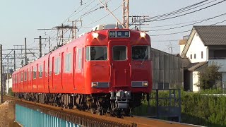 [ 検査明け6015F！]名鉄6000系6015F 1680ﾚ普通碧南 高浜港駅〜北新川駅間