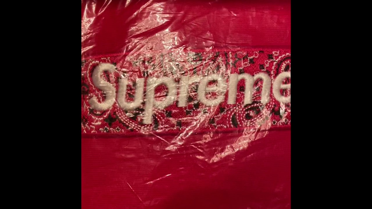 Supreme bandana box logo hoodie and Beanie - YouTube