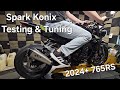 The Spark Konix exhaust is the highest performer yet on our new 765RS!