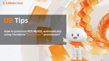 DB Tips: How to provision RDS MySQL automatically using Terraform "local-exec"  provisioner?
