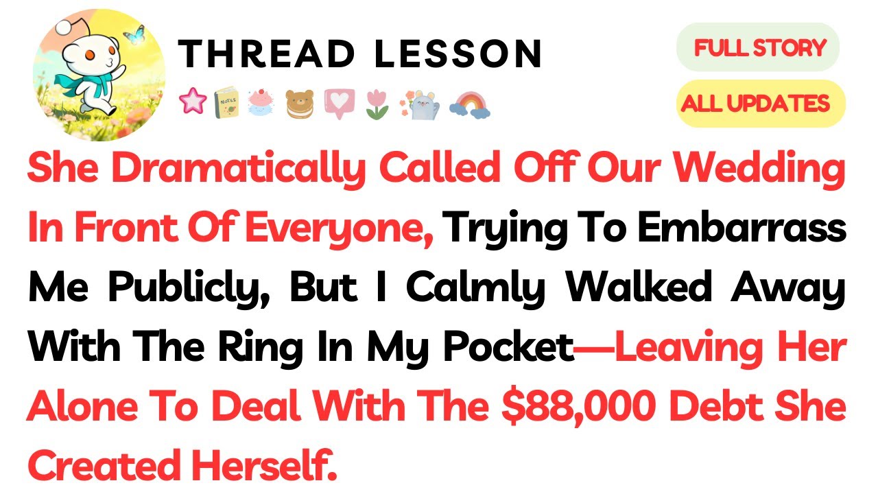 She Called Off the Wedding in Public. I Walked Away With the Ring...and Left Her $88k in Debt