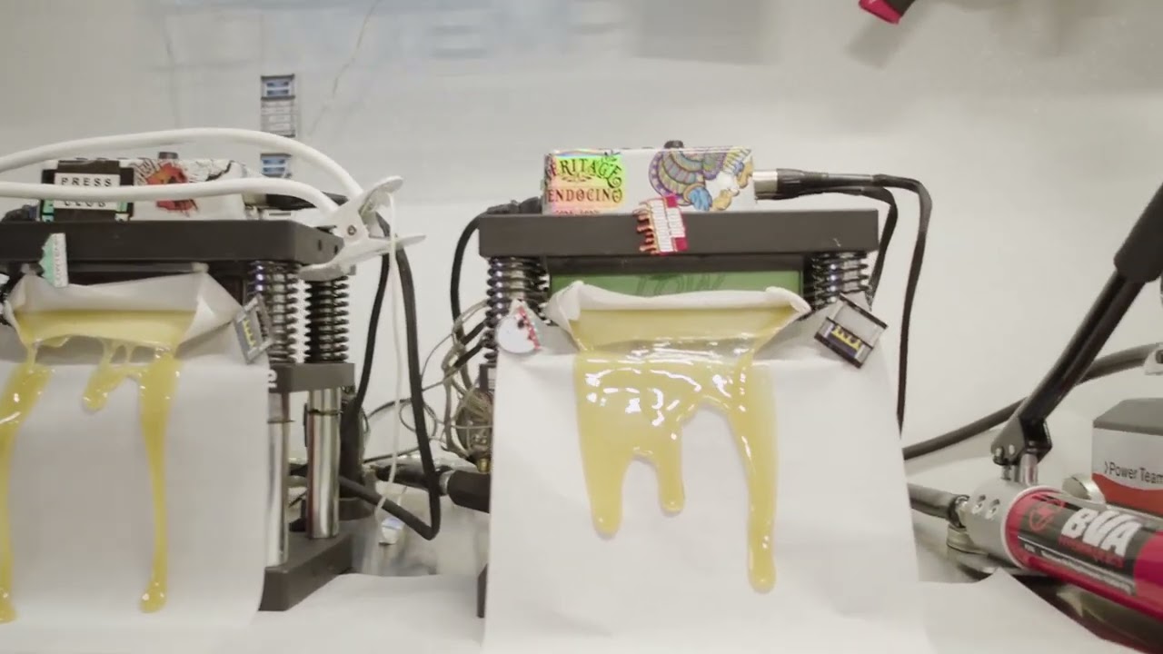 Heritage Hash Rosin Press Demo / Ganjier