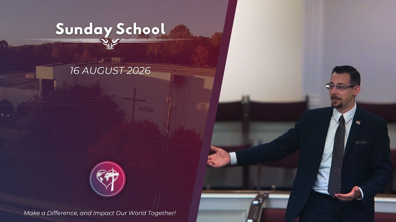 Sunday School - 16 August 2026 - CBC Service