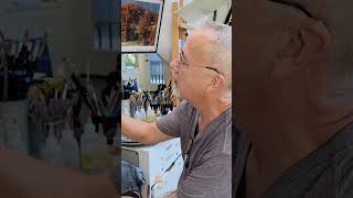 Painting Cypress Trees Along The Guadalupe River