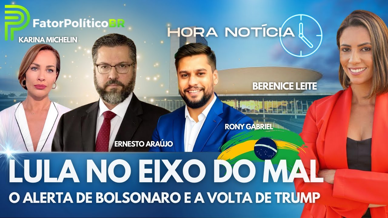 Lula no eixo do mal o alerta de bolsonaro a volta de trump youtube