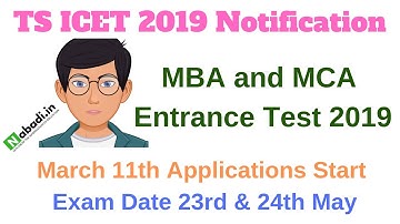 TS ICET 2019 |TS ICET 2019 Notification , Exam Date, Syllabus, Online Application Form