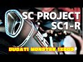 マフラー交換  SC PROJECT SC1-R。DUCATI MONSTER 1200S #48