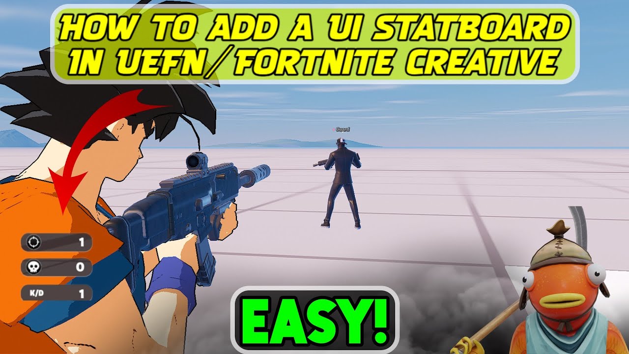 How To Make a UI Stat Board/Kill Counter in UEFN/Fortnite Creative ...