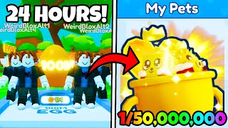 I Hatched 1,372,173 100M EGGS and Hatched MULTIPLE SECRETS in 24 HOURS!