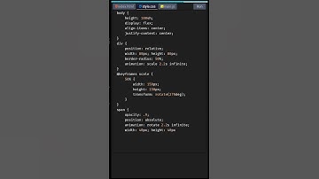 Create CSS Loading Animation💀 | CSS Animation | css tutorials #shorts #javascript #developer #coding