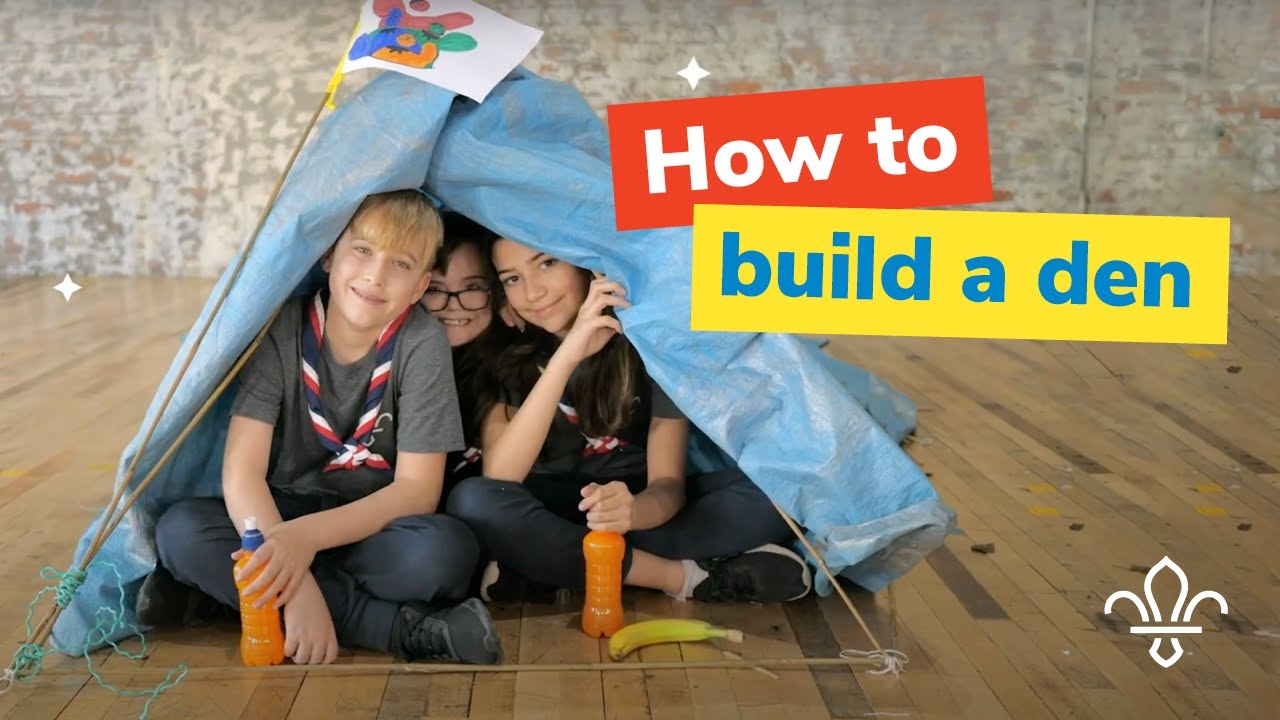 Building a Den  Get Out With The Kids