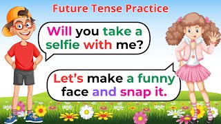 English Conversation Practice | Simple Future Tense | English Speaking practice