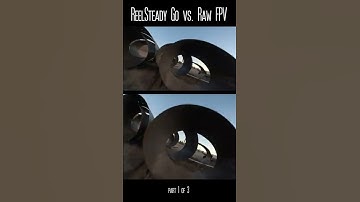 Reelsteady Go versus unstabilized #fpv footage side by side
