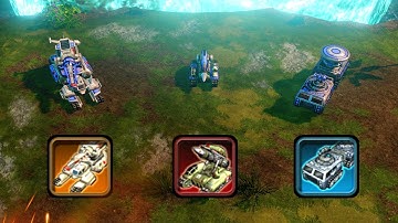 C&C Red Alert 3 - Testing Heavy Bombardment Tanks