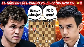 EL NUMERO 1 DEL MUNDO ENFRENTA AL GENIO UZBEKO!! | Carlsen vs. Abdusattórov | (Superbeat ronda 5)