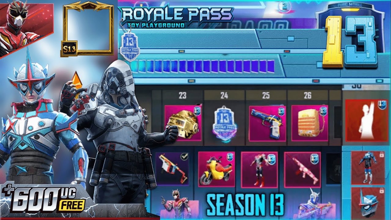 SEASON 13 IS HERE ALL RP REWARDS 1 TO 100 PUBG MOBILE🔥