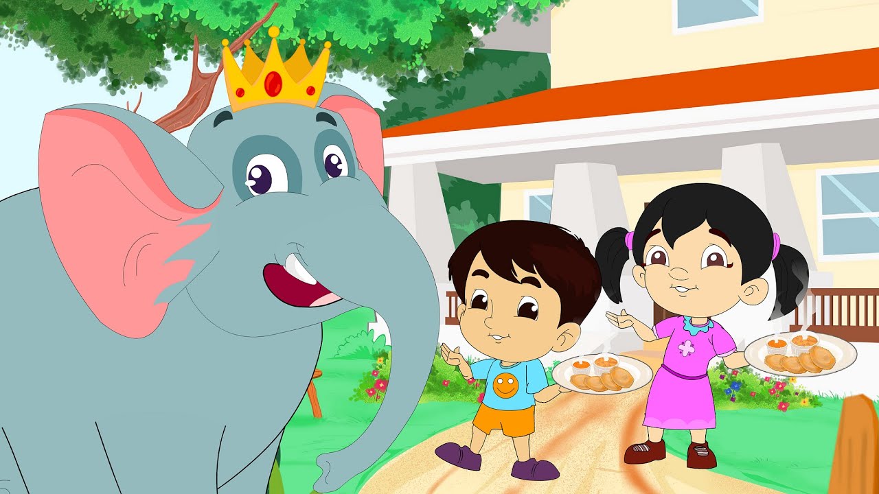 Hathi Raja Kaha Chale | हाथी राजा कहाँ चले | Hindi Kids Song | Baby ...