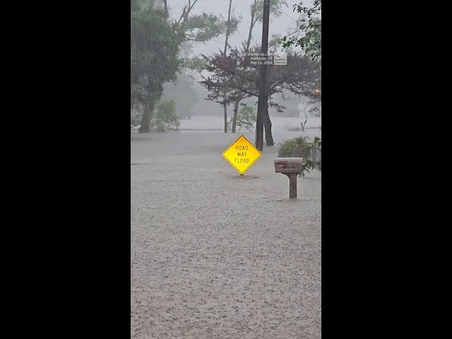 Texas Town Flooded As Storm System Drenches The Region