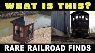 RARE RAILROAD FINDS!  Neat Structures, Abandoned Engines & Models