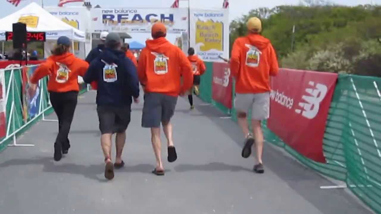 Reach The Beach Relay MA 2013 - NRG Bar Team at The Finish Line