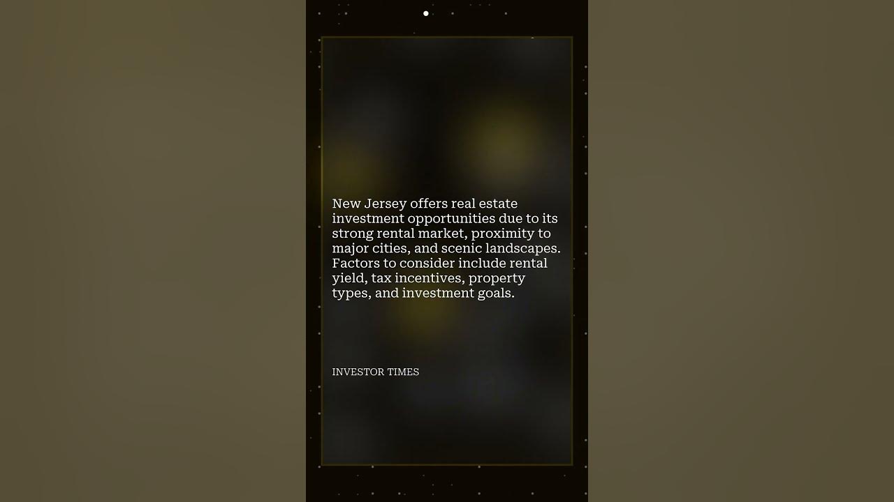 Best Places To Buy Rental Property In Nj YouTube