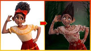 Encanto Characters Turn Into Monster| Creepy Cartoon| Ideas For Halloween