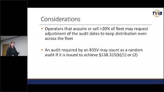 TVIB Takeaways - Random Vessel Audit Policy