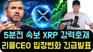 Ripple XRP Breaking News 5 Minutes Ago Huge Bullish Signal Ripple CEO Makes Emergency Announc
