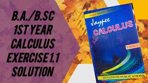 Calculus B.A./B.Sc. 1st year /exercise 1.1 solution/limit, continuity and derivability #mathematics