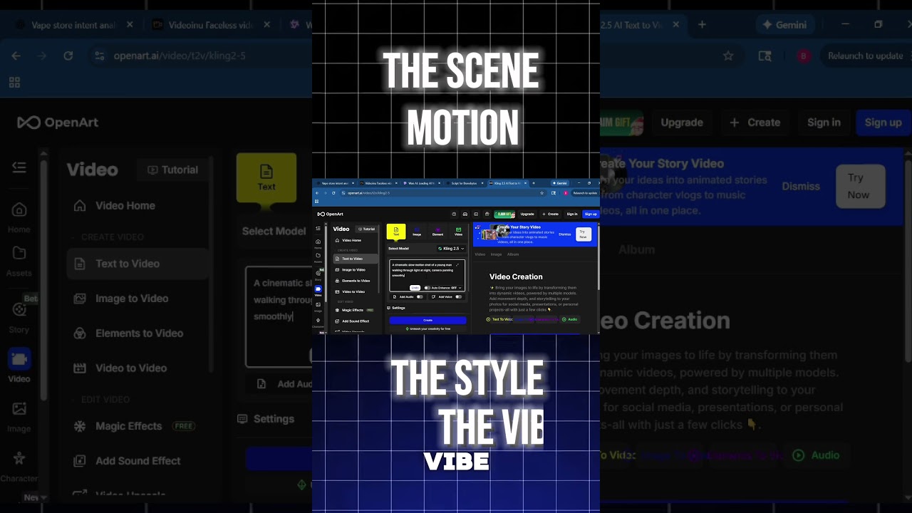 How to make free AI Videos using OPEN ART AI. 