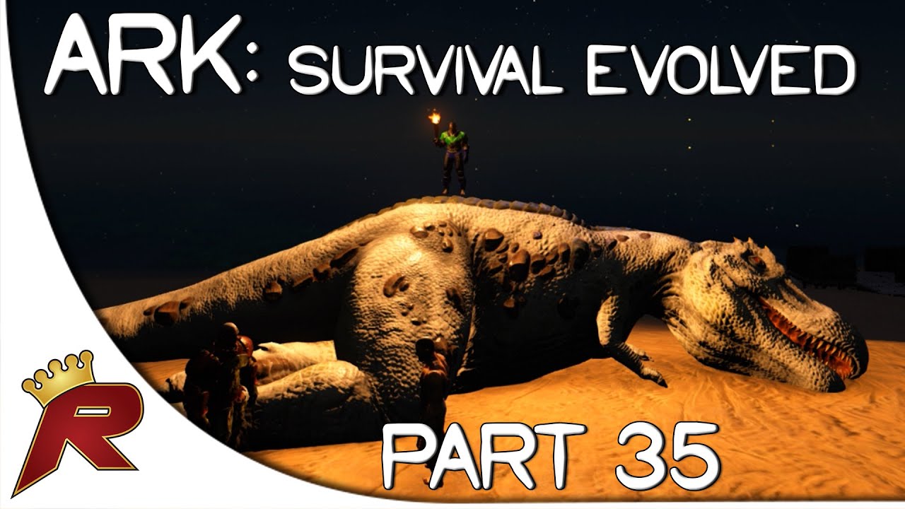 Ark: Survival Evolved Gameplay - Part 35: "Albino T-Rex!" (Early Access)