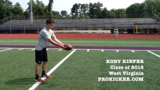 Koby Kiefer, Prokicker.com Punter, Class of 2018