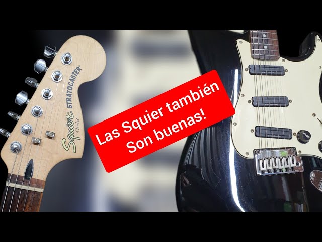 La Squier Standard iguala a una Fender? Review y despiece de