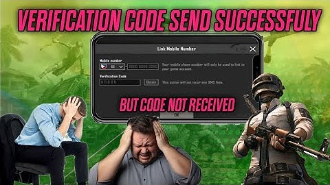 3rd Link number Gmail change verification code not receive problem solution | pubg mobile | bgmi