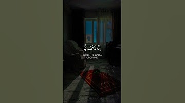 وإذا سألك عبادي عني فإني قريب - شايع التميمي  - سورة البقر