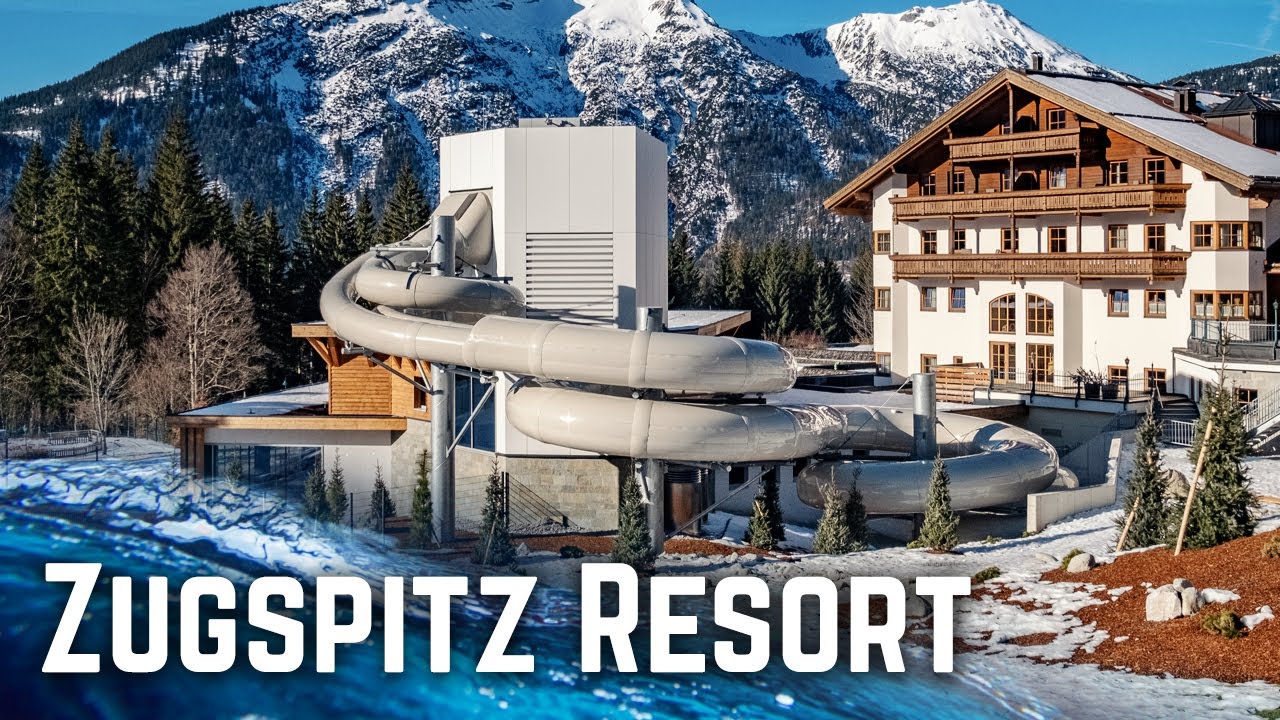 ALL WATER SLIDES at Zugspitz Resort Water Park in Austria!
