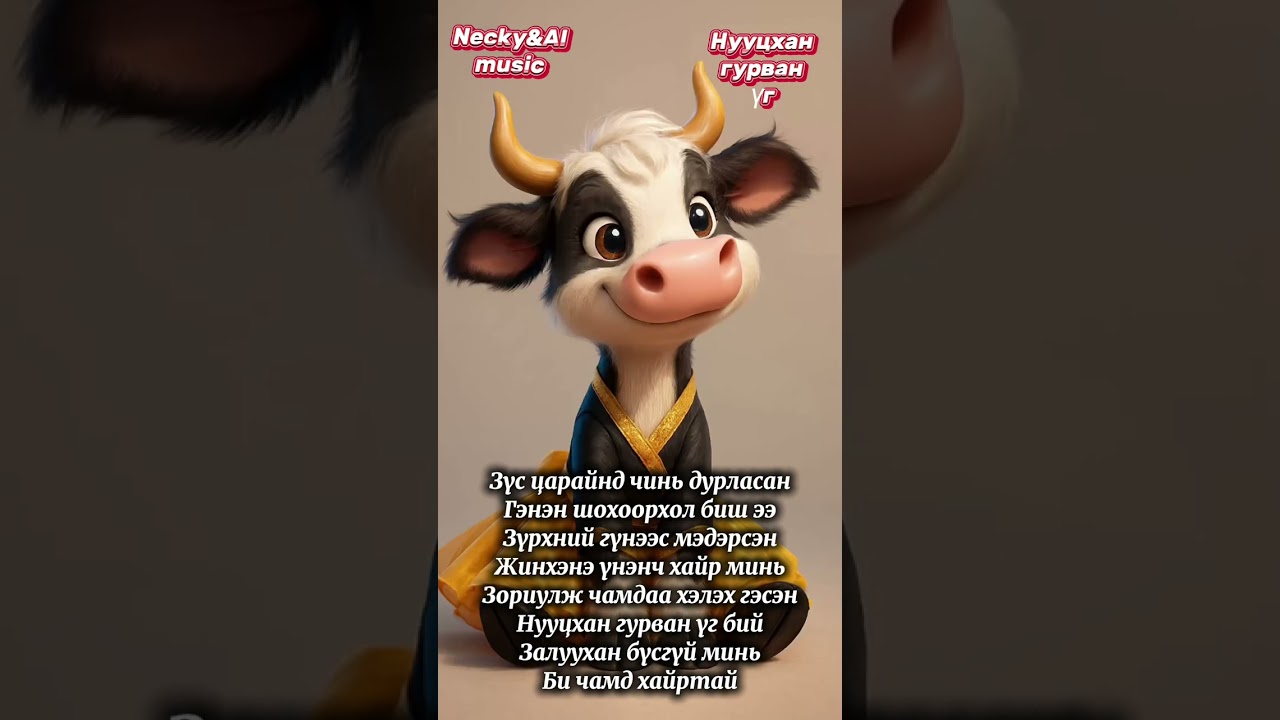 Necky&AI music-Нууцхан гурван үг(Nuutshan gurvan ug)
