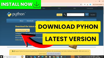 Python Latest Version Install Tutorial (Windows 10/11)