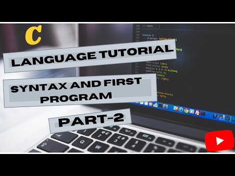 C Language Tutorial For Beginners In Hindi ||Part-2|| Syntax And First Program|| Learn C program||