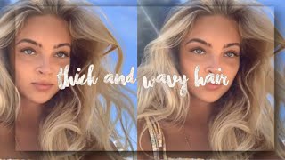 thick wavy hair subliminal
