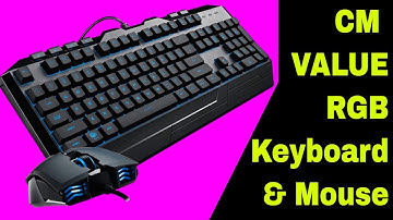 Cooler Master Devastator 3  - Value Gaming RGB Combo Keyboard and Mouse