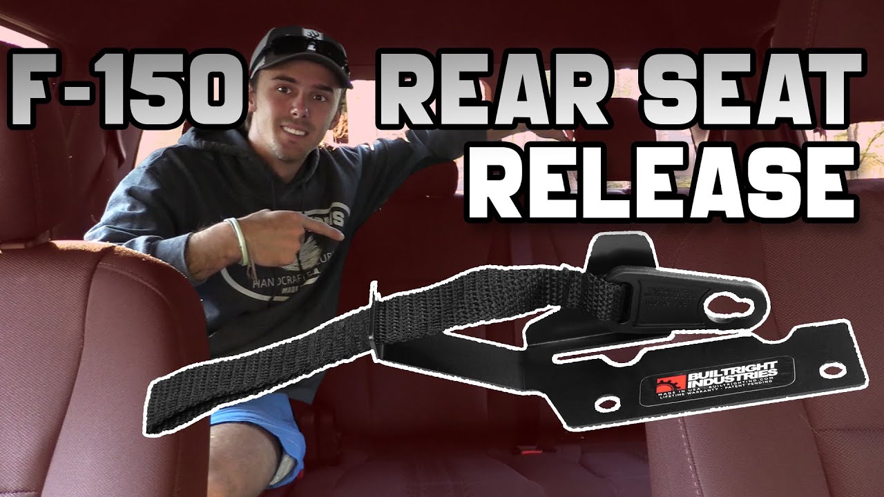 Rear Seat Release to access HIDDEN STORAGE in Ford Trucks! (15+)