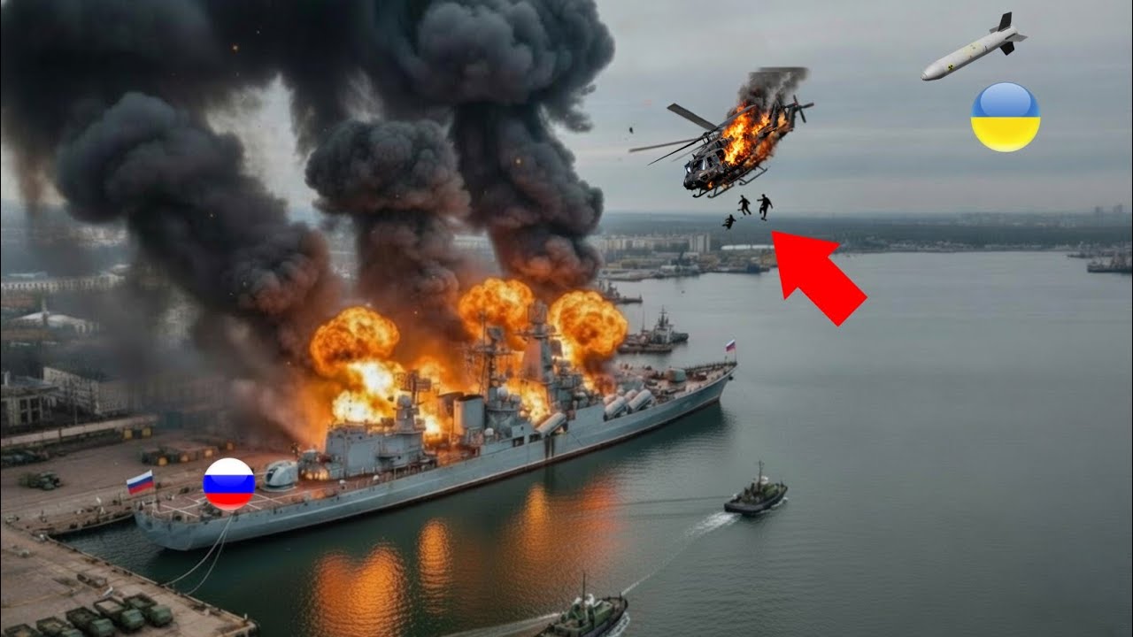 Ukrainian Drone Strike Destroys Russia’s KS-701 Ship... The End is BRUTAL