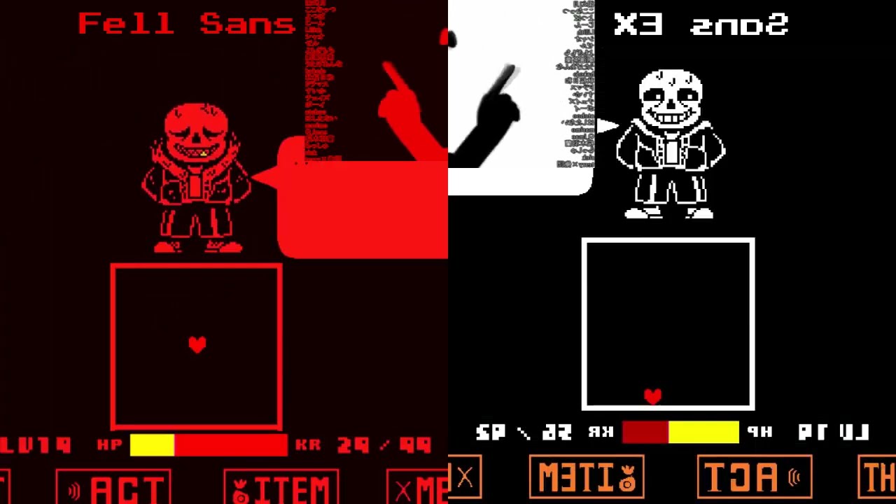 Scratch] Hardtale Sans battle!+Bonus! [undertale fangame] 